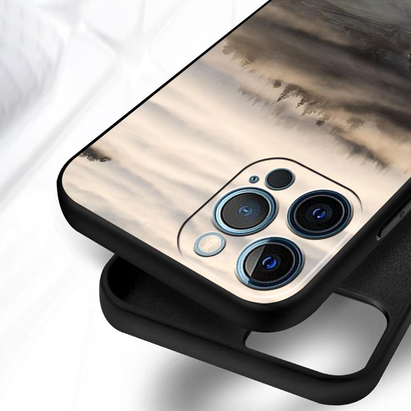 Husă Moale Pentru Apple iPhone 11 13 Pro Max 14 12 Mini 7 8 Plus X XS XR SE 2020 6 6S 5 5S Husă Telefon Funda Cool Vârf Munte Capa