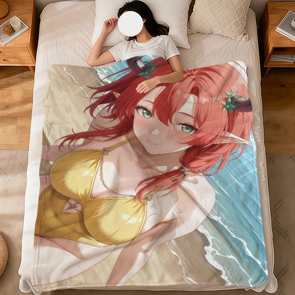 game wuthering waves Ciaccona soft warm plush blanket for dormitory sofa living room pet hogar bedroom gift nap home Flannel