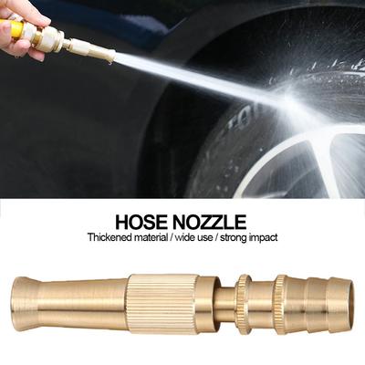 Auto Hochdruck-Wasserspritzpistole Sprühdüse Waschmaschinendüse mit Schnellanschluss Messing Rasen Gartenschlauch