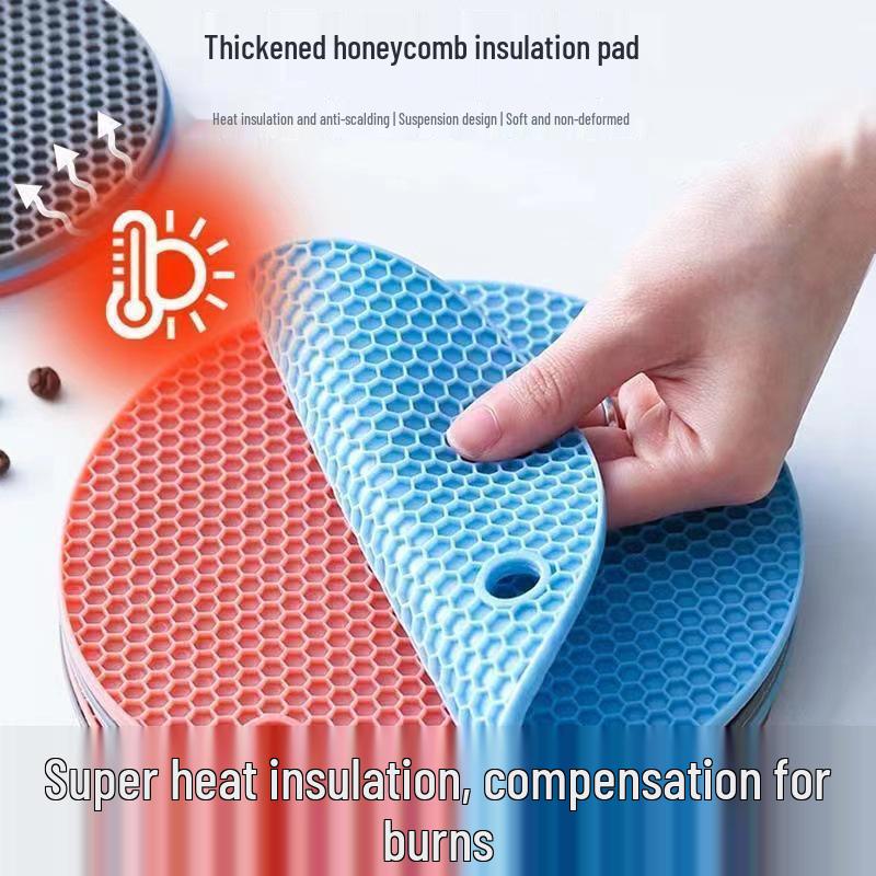 Silicone Heat-Resistant Placemat & Pot Mat Set