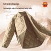 MINISO Men's Lapel Winter Fleece-Lined Padded Jacket