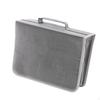 CD Case Holder DVD 256 Capacity Sleeves with Handle Trendy Portable Zipper Closure Bag