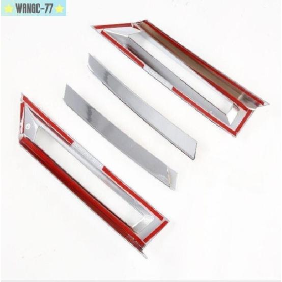 Accessories Chrome Front Fog Light Frame Cover Trim For Honda CRV