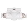 Flow Control Valve Fitting Pneumatic Connector Air Line Plugin Quick Joint Union Adapter 6mm