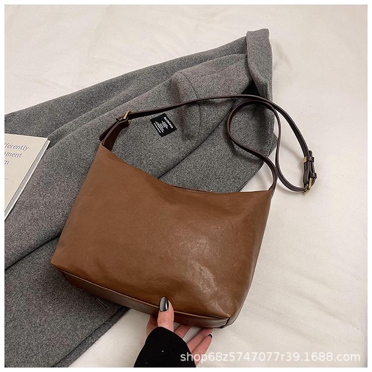 Outer Single Casual Large-capacity Bag Women's 2025 Autumn/winter New Shoulder Bag Fashionable Foreign Style Versatile Commuter Crossbody Bag