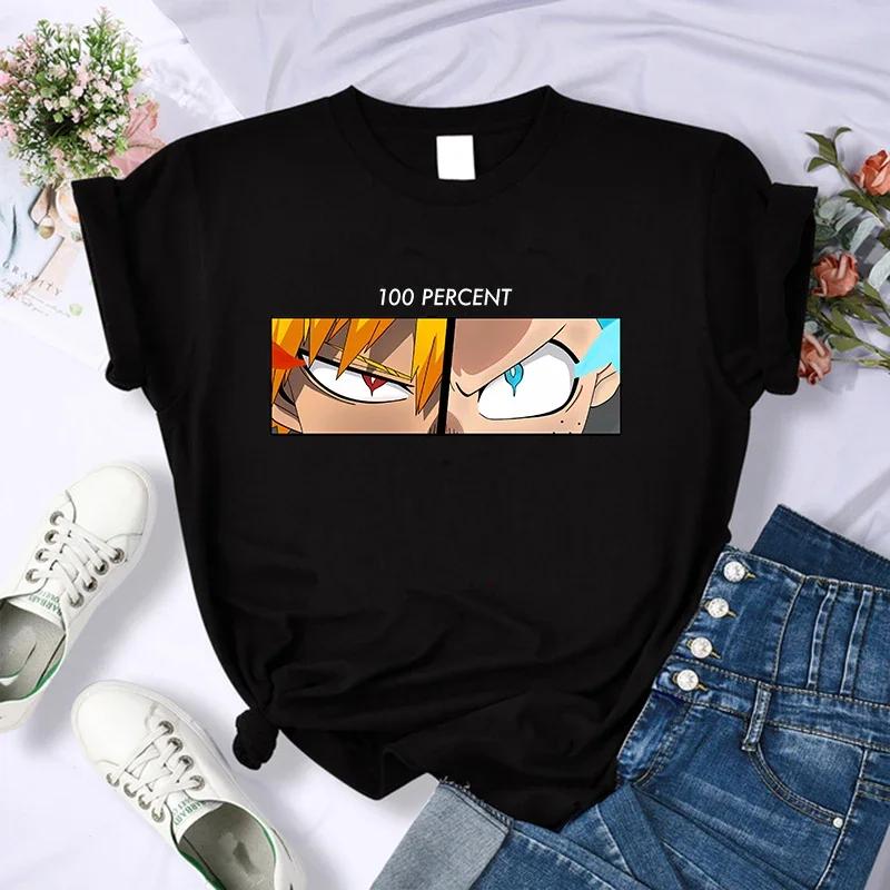 

Японское аниме Моя геройская академия Футболка женская Боку но Хиро Акадэмия Манга Футболка Бакуго Химико Тога Графические футболки Футболка 4XL