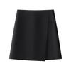 Women's High-Waisted Gray A-Line Midi Bodycon Skirt - Summer 2025 Collection