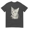 Smoking Cat Cigarette Kitten Funny Meme Stupid Brainrot Tshirt
