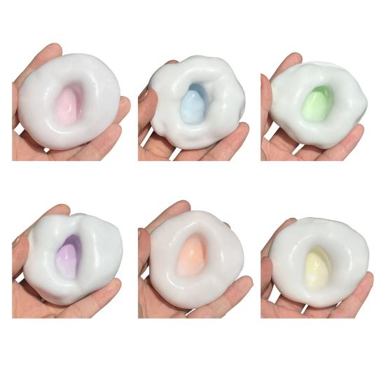Shapeable Stress Ball Toy with Inflator Anxiety Relief Squeeze Ball Sensory Toy Kids