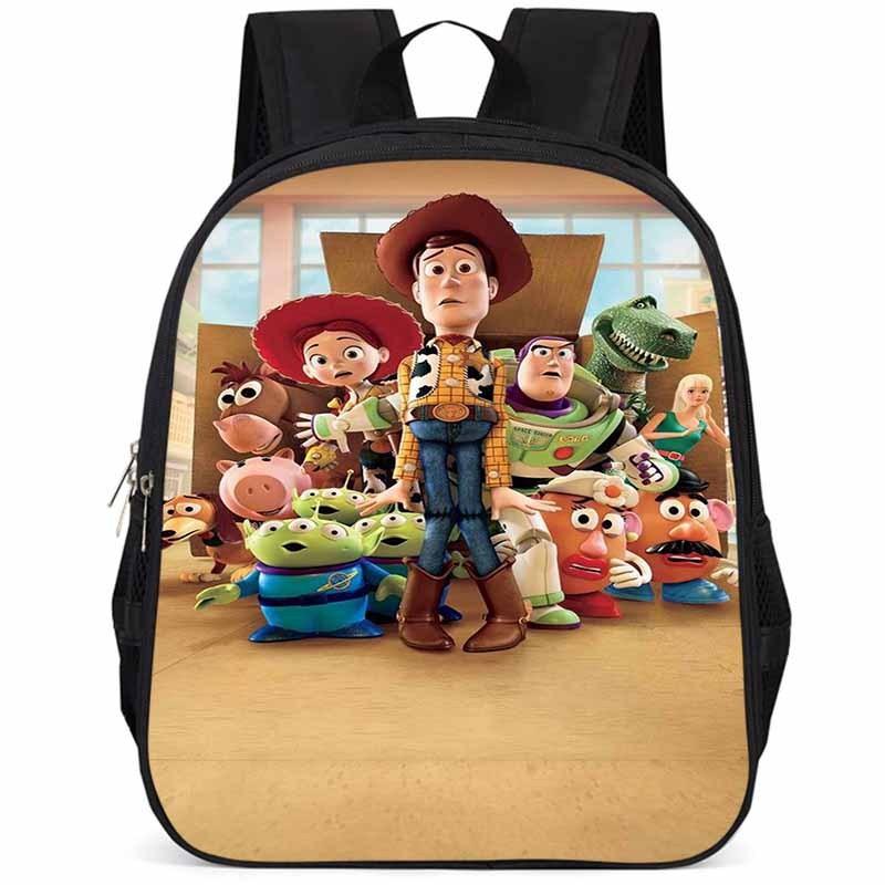 Buzz Lightyear 15-inch Large Capacity Backpack Lightweight Durable Oxford School Bag