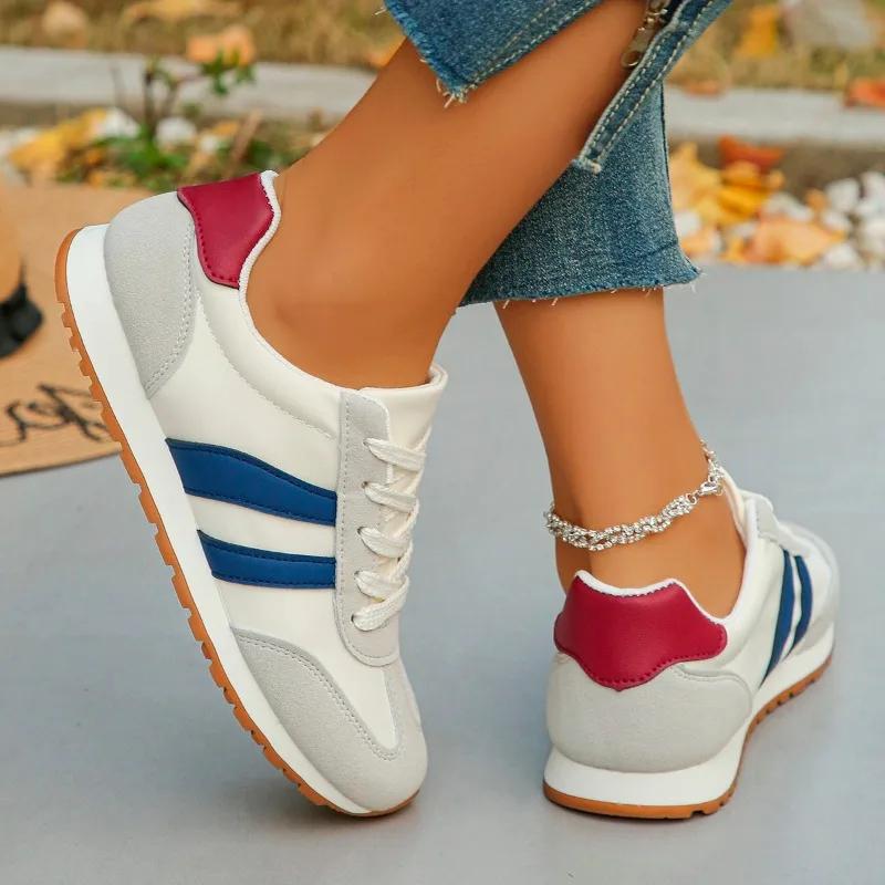 Women's Casual Lightweight Breathable Sport Shoes 2025 Spring Autumn New All-match Running Sneakers Zapatos De Mujer Tenis Jeans