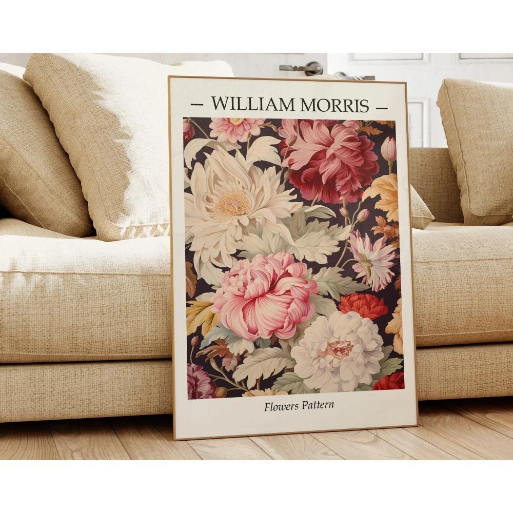 1PC Neutral William Morris Poster Poster Paper Print Home Living Room Bedroom Entrance Bar Cafe Art Painting Decoration
