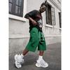 New Street Casual Shorts Men's Summer Tide Hip-hop High Street Loose Drawstring Sports Straight Shorts Male