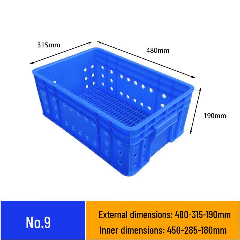Huisin Plastic Turnover Storage Crate