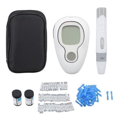 Blutzuckermessgerät mit 50 Teststreifen Genau Empfindlich Hohe Stabilität Blutzuckertest-Kit