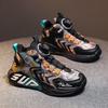 Middle and Older Children's Shoes Sports Shoes New Boys and Boys Basketball Shoes Two Cotton Training Shoes Shockproof 2025 Student Velvet