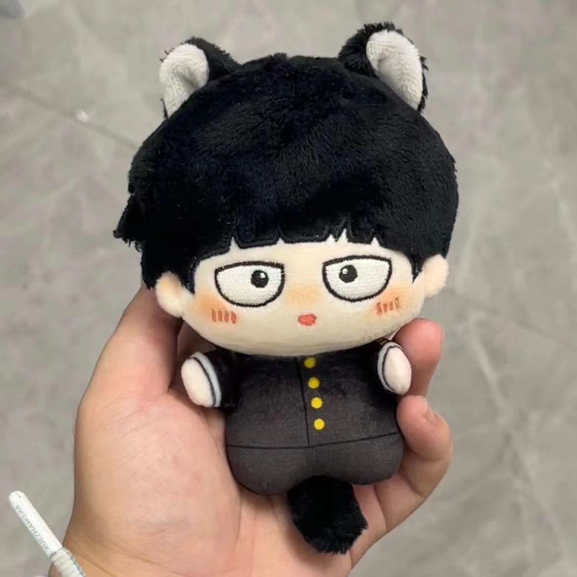 Anime Mob Psycho 100 Plüschtier Kageyama Shigeo Reigen Arataka Schlüsselanhänger Kleine Grübchen-Taschenanhänger Plüschtiere Geschenke 10cm 10CM