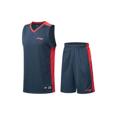 Tímový dres Basketbalový úbor Ležérny športový oblek Pánske športové oblečenie Sivá Modrá AATN061-2