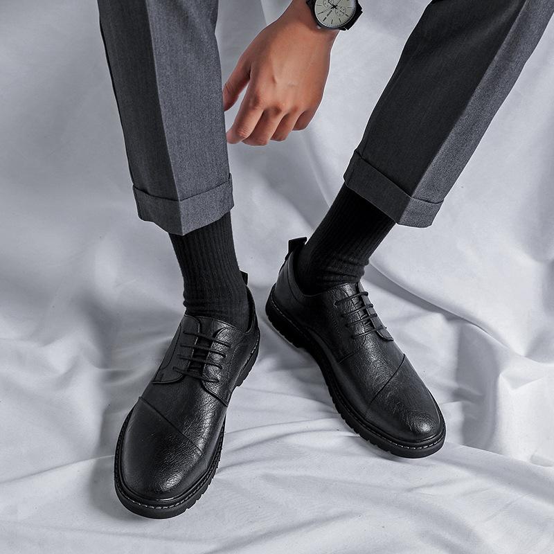 Lederschuhe Herren Business Casual Lederschuhe Kleid Mode Lederschuhe Koreanische Version Britischer Stil Trend Herrenschuhe 6312-R