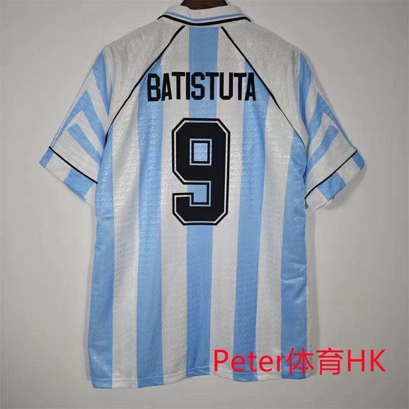 England/Argentina/Arsene N/Royal M Retro Football Jersey Classic Nostalgic Replica Thai Version Game Training