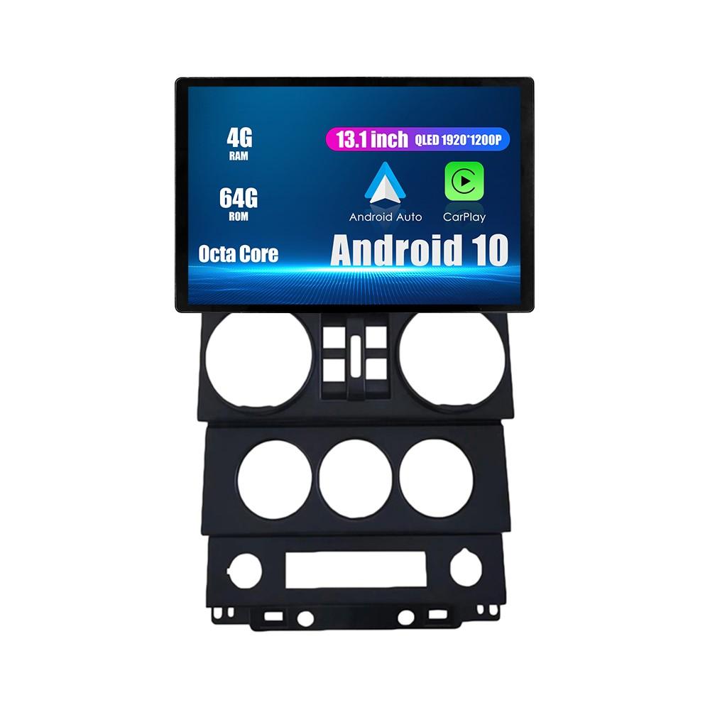 Android Radio 13.1" Car Stereo Navigation Headunit Multimedia Player GPS For Jeep Wrangler 2008-2010