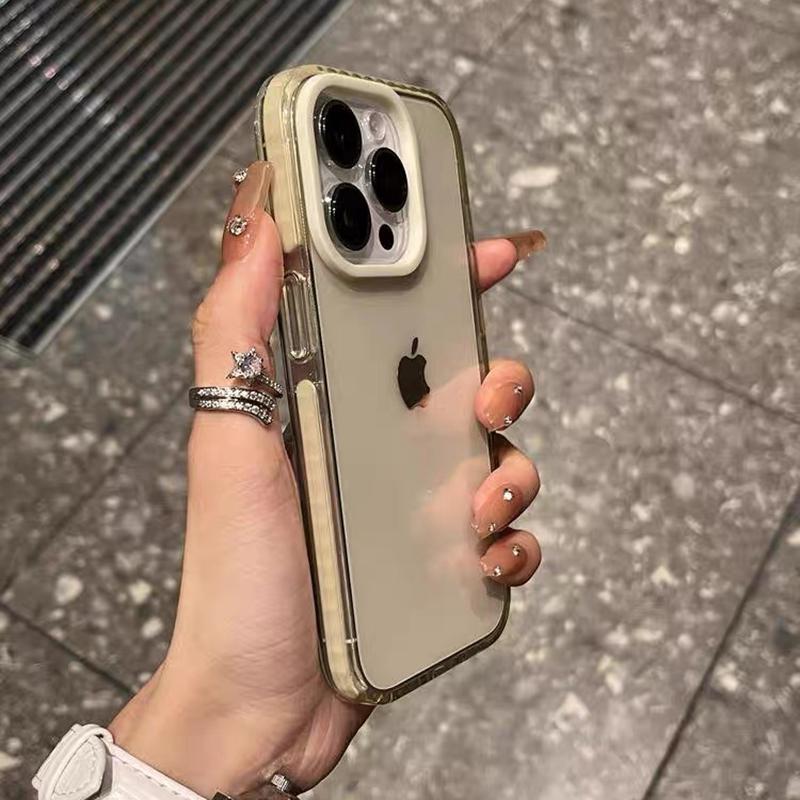 Luxusní průhledný kryt na telefon Pro iPhone 11 12 13 14 15 16 17 Pro Max Plus Air Clear Bumper Zadní kryty