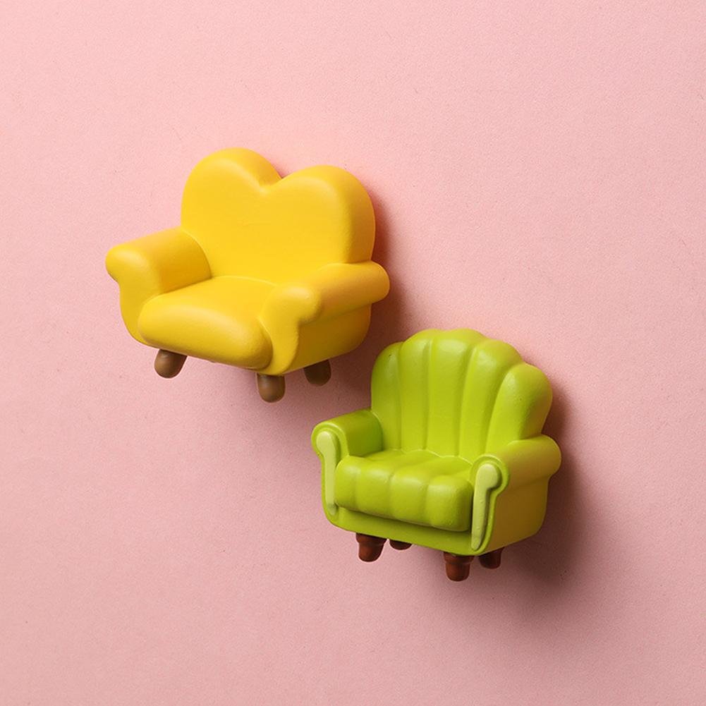 Mini 3D Sofa Resin Fridges Magnets Stickers Fashion Personalized Refrigerator Decals For Whiteboard Classroom