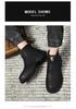 Men's Autumn Casual Big Head Leather High-Top Retro Work Boots - Fashion Motorcycle Boots