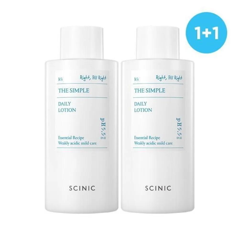 Scinic The Simple Lotion Large Size 260ml 2-Pack