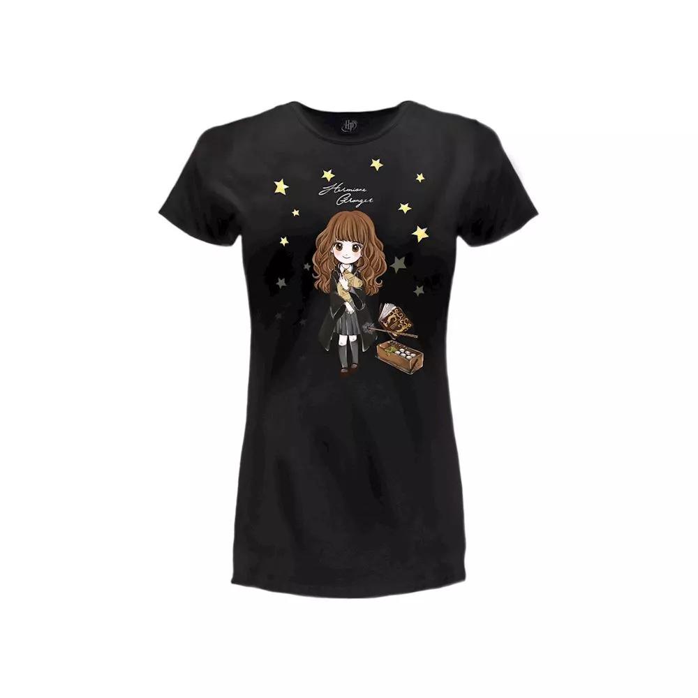 

Harry Potter Hermione Granger Women s Black Original Official T-Shirt Under Cost- L