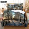 Snow Bedding Set Duvet Cover Set 3d Bedding Digital Printing Bed Linen Queen Size Bedding Set Fashion Design Bed Cover Set