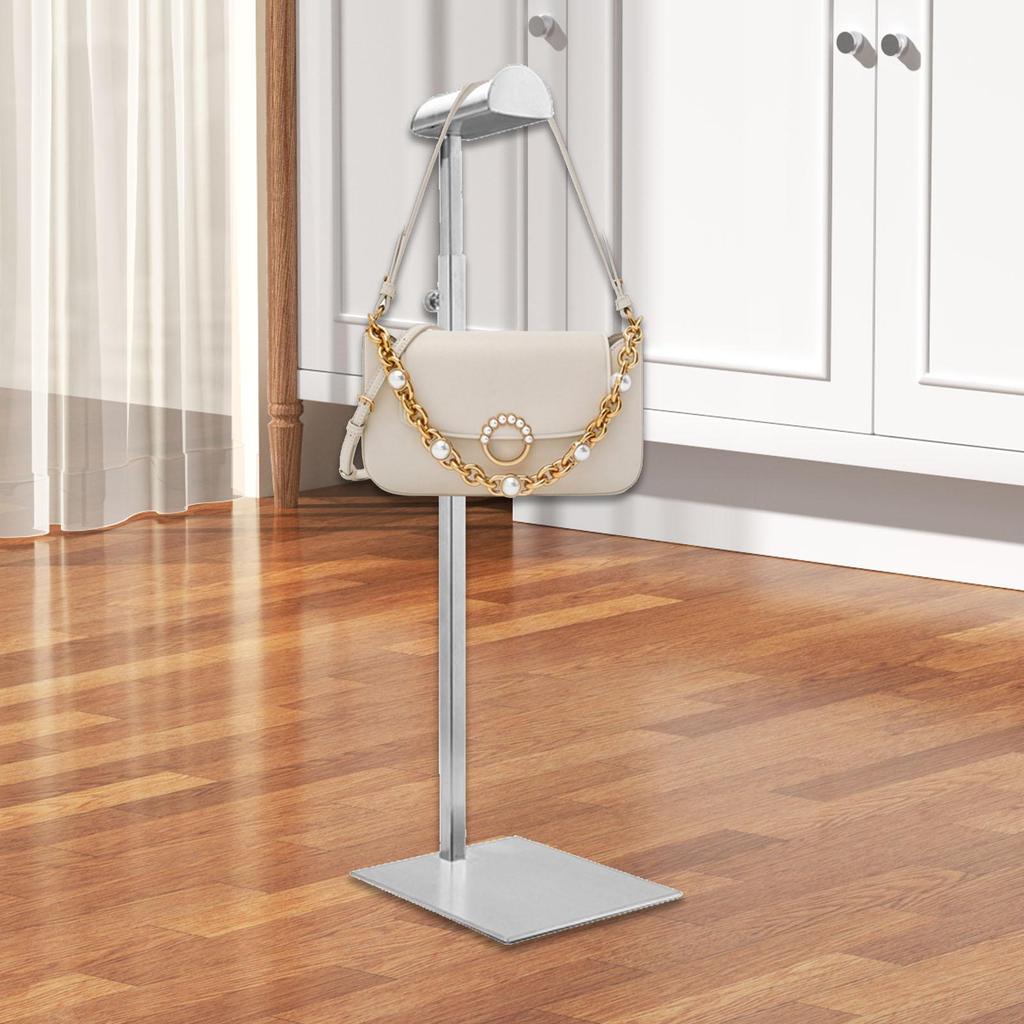Handbag Holder Rack Metal Tabletop Show Anti Slip Bottom Stainless Steel Women Bag