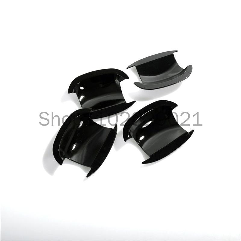 Black Chrome Car Door Handle Cover Trim Sticker Styling Accessories For Volkswagen VW Golf 6 MK6 Skoda SUPERB 2009-2013 2012