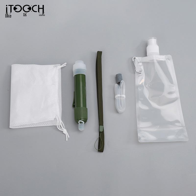 Portable Outdoor Water Purifier Straw with Ultrafiltration Membrane for Camping and Picnic