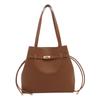Pu Street Style Water Bucket Bag With Shoulder Strap And Inner Phone Pocket For Work