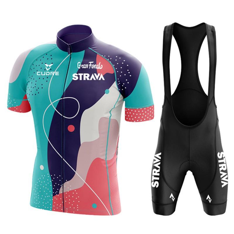 Herren Damen Radsport Trikot Set Kurzarm Schnelltrocknend Fahrradbekleidung Rennrad Mountainbike Outdoor Sport