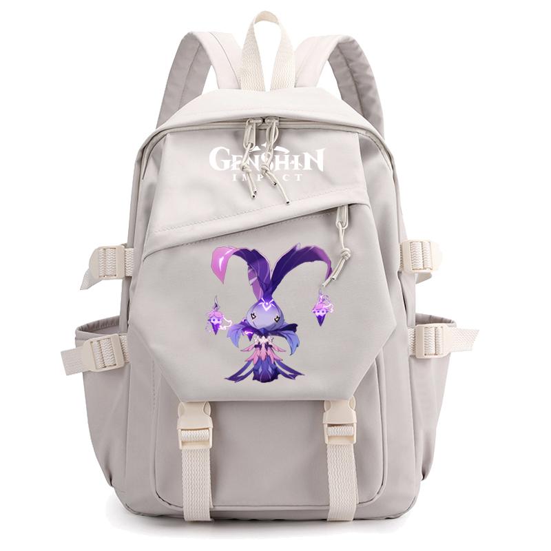 Anime Game Travel Backpack Printed Canvas Backpack for Boy Girl School Bag Students Women Large Capacity Bookbag Usb Charging Kids Gifts