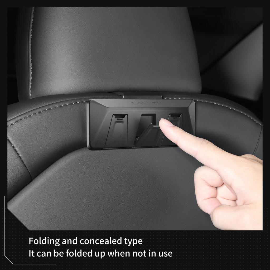 for Tesla Model Y Juniper/Launch 2025 Car Seat Backrest Hook Portable Accessories Model 3 Highland 2025-2025 Hidden Hanging Hook