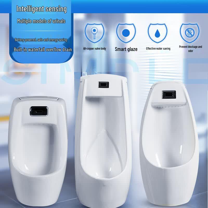 Yidashang 89198 Wall-Mounted Ceramic Urinal