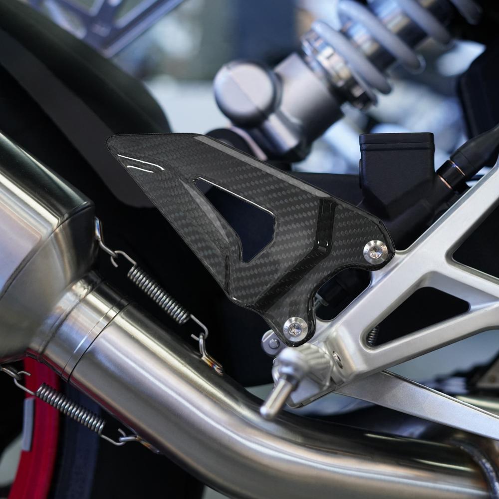 Carbon Fiber Motorcycle Fairing Passenger Pedal Guard for ZX MOTO 500RR 2025-2026