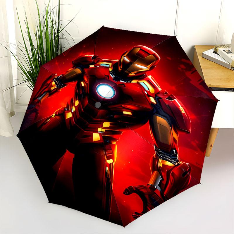 The Iron Man Sunny Day Umbrella Is A Portable, Semi-automatic Folding Umbrella, Making It The Perfect Gift Family and Friends.