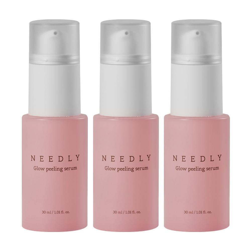 NEEDLY Anti-Glow Peeling Serum Exfoliating & Radiance Skin Refiner 30ml Triple Pack