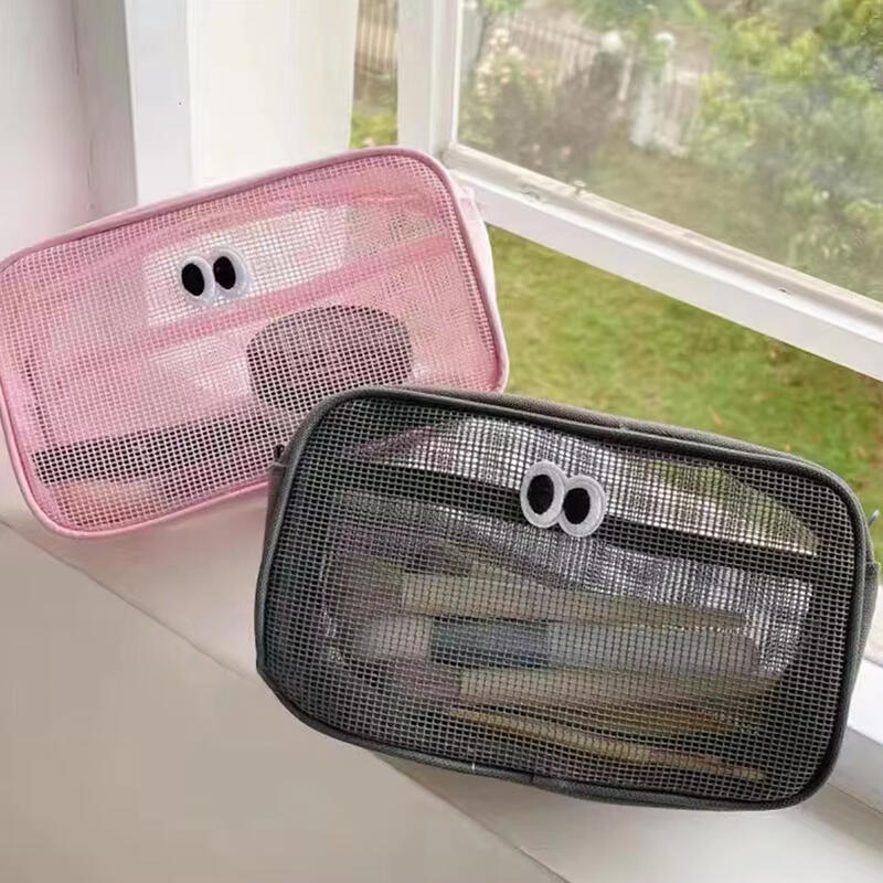 Portable Multipurpose Cosmetic Mesh Pouch Toiletry Makeup