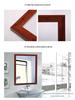 Framed Wall-Mounted Minimalist Vanity Mirror for Bathroom and Dorm
