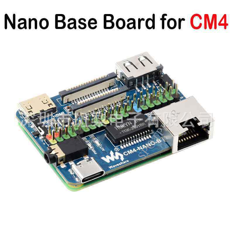 

Raspberry Pi CM4 Type B Ultra-Mini Baseboard: Compact Expansion Matching CM4 Size.