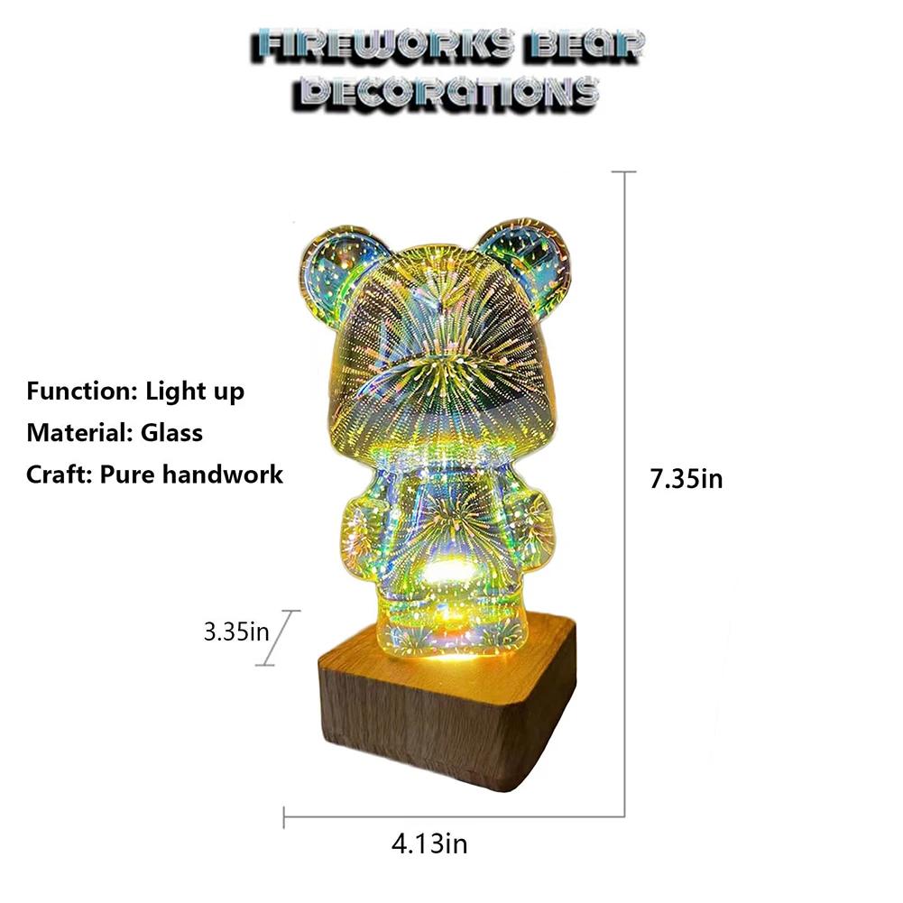 Artificii LED Lumină de masă Plug-in USB Minge de cristal 3D Lămpi decorative Ornamente de iluminat Cadouri Decor de petrecere pentru nuntă Zi de naștere