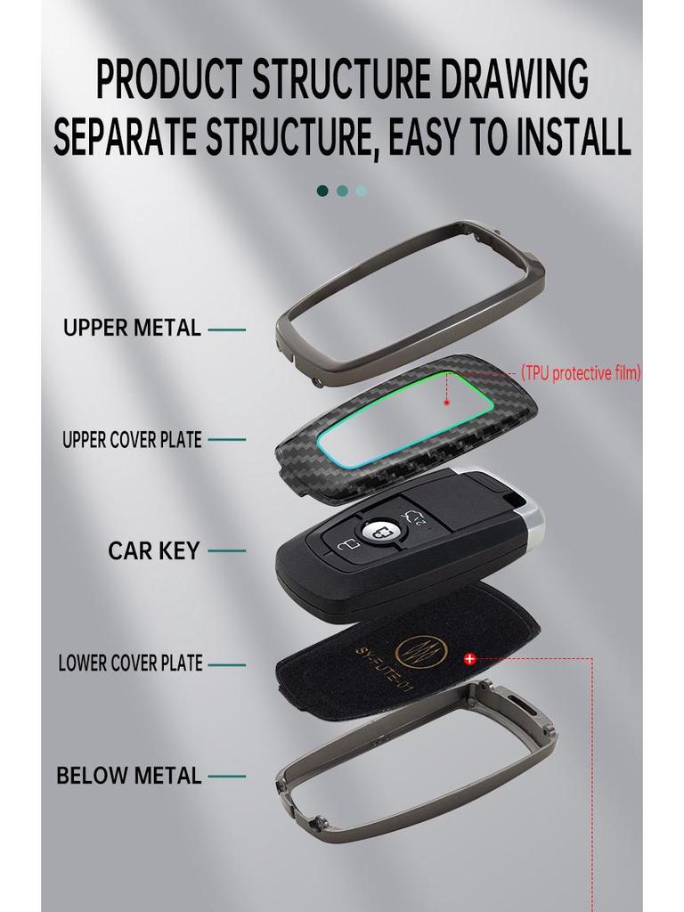 Ford F150, F250, F350, Mustang, Explorer Schlüsselhülle und Halter