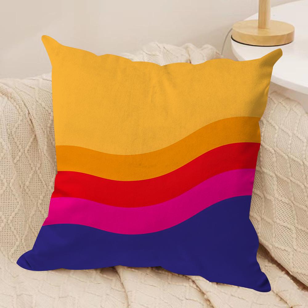 PPaulaner Spezi Logo Cushion Cover Silky Short Plush DoubleSided Printed Pillow Case for Sofa All Seasons Home Decor Gift