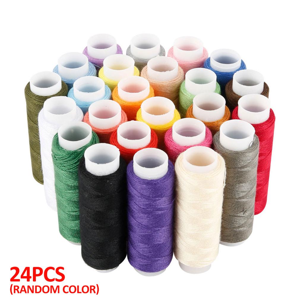 Bobbins Sewing Thread Kits Assorted Colors Hand Sewing Threads Reusable Spool Threads Machine Polyester Threads Assortment