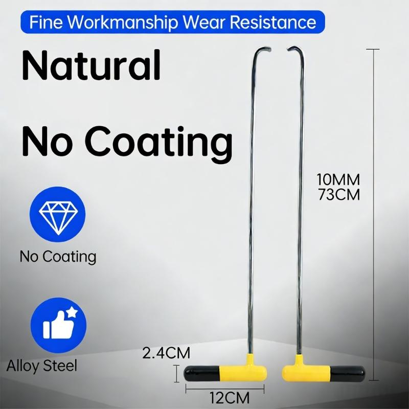 Car Dents Repair Rods Dents Remover Hook Tool Alloy Steel Repair Tool Car Automotive Body Dents Repairing Rod
